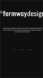 Mobile Screenshot of formwaydesign.com